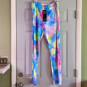 NWT Rebdolls Pastel Tie Dye Plus Size Leggings